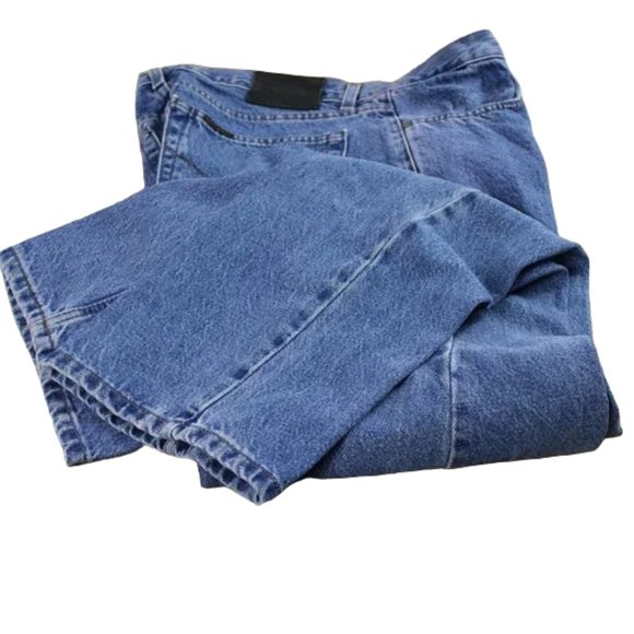 Harley-Davidson Vintage Old School Biker Blue Fade Bootcut Jeans, Size 3… - Picture 2 of 8